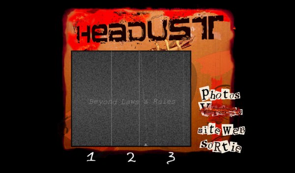 CD-ROM of a "Headust" album CD-ROM of a "Headust" album