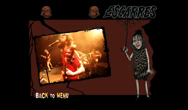 CD-ROM of an "Escarres" album CD-ROM of an "Escarres" album