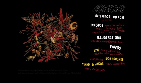 CD-ROM of an "Escarres" album CD-ROM of an "Escarres" album